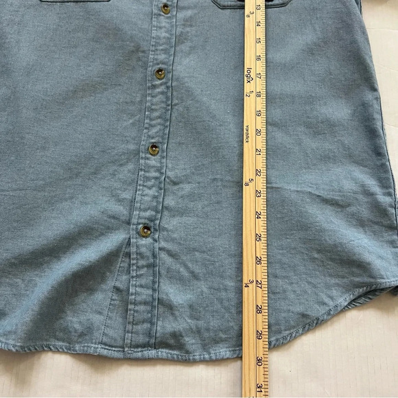 Disney Parks x Junk Food Pinocchio Jiminy Cricket Geppetto Chambray Camp Shirt M - Picture 15 of 16